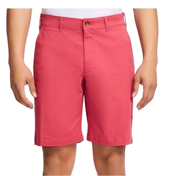 Izod Other - Izod Saltwater red stretch shorts mens size 34 waist 9.5” inseam vacation preppy